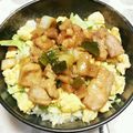 kyonko-f's cooksnap of when they made 簡単☆ 焼鳥丼.