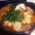きみたかよこやま's cooksnap of when they made 牡蠣と鶏つくねのピリ辛味噌鍋.