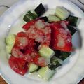 まっこりこりん's cooksnap of when they made トマト＆キュウリの簡単コロコロ☆サラダ♪.