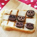 あーもこ's cooksnap of when they made *さくさくぱんだのオセロトースト*.