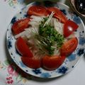 みゆwaco 's cooksnap of when they made 千切りとおろしの触感を楽しむサラダ.