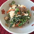 クック9KDNA7's cooksnap of when they made 春菊の白和え〜五色ゴマがけ〜.
