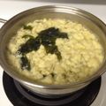 YuMy84's cooksnap of when they made ふわふわ卵とわかめのスープ♪.