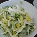 unauna72's cooksnap of when they made 白菜ときゅうりの和風サラダ.