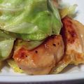 はらぺこごはん's cooksnap of when they made 鶏むね肉とキャベツのレモン炒め☺.