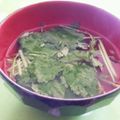 みっくママ's cooksnap of when they made 三つ葉と豆腐のお吸い物.