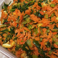 tanoyuki's cooksnap of when they made にんじんと大根の葉と油揚げの炒め物ご飯◎.