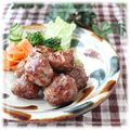 KENチャン's cooksnap of when they made 豚こまの肉団子～(⌒‐⌒).
