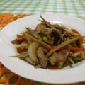 赤い電話's cooksnap of when they made ご飯がすすむ　豚肉とごぼうの甘辛炒め.