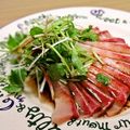 maiharunao's cooksnap of when they made 魚臭くない(*ﾟДﾟ)/カルパッチョ✿.