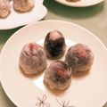 Toi0825's cooksnap of when they made 苺大福 （切り餅バージョン）.