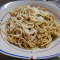 megu238's cooksnap of when they made ✿ほんのり甘い♬卵とツナのスパゲティ✿.