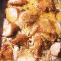 aikokeshi's cooksnap of when they made フライパンで作るカツ丼風 鳥のから揚げ丼.