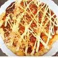 ぴより。。's cooksnap of when they made 餅の消費に♪もっちりチーズdeお好み焼き.