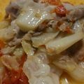 hamanny's cooksnap of when they made 簡単♪キャベツと豚肉のトマト蒸.