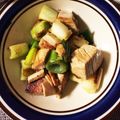 miku77's cooksnap of when they made フライパンで♪ねぎま串焼♪梅おろし添え.