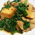 上昇気's cooksnap of when they made 塩麹豚バラで厚揚げ・ニラのコチジャン炒め.