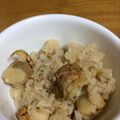 maaru502's cooksnap of when they made ルクルーゼで作るホタテの炊き込みご飯。.