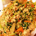 ゆうか❋3児の母's cooksnap of when they made 豆苗とたまねぎの炒め.