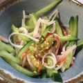 トーキョー's cooksnap of when they made ＊胡瓜とかにかまの酢の物＊.