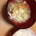 波野タイ子（入江）'s cooksnap of when they made 信州野菜たっぷり酸辣湯.