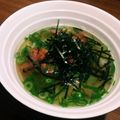 麻's cooksnap of when they made 焼き鳥スープ丼.