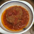Perlまま's cooksnap of when they made あつあつ煮込みトマトハンバーグ.