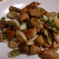 pekosame's cooksnap of when they made 鶏むね肉☆ネギ炒め.