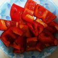 どれみ117's cooksnap of when they made 簡単！赤ピーマンの塩こしょう炒め.