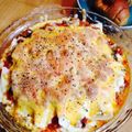 恣mom's cooksnap of when they made ワンパン・うどんdeラザニア♪簡単.