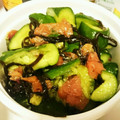 mim3's cooksnap of when they made 簡単☆たたき胡瓜の梅肉和え、小鉢つまみに.