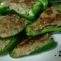 輝。。's cooksnap of when they made ジューシーピーマンの肉詰め♡玉ねぎソース.