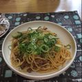 悠慈0115's cooksnap of when they made ワンポットパスタ♪甘辛すき焼き風.