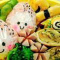 そいみーと's cooksnap of when they made キャラ弁おにぎり♪いちごちゃん.