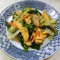あっこ姉's cooksnap of when they made 色どりきれい☆白菜．ほうれん草．豚肉炒め.