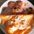 しょたぼママ's cooksnap of when they made リラックマオムライス　かわいいデコめし.