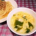 チョコパウダー's cooksnap of when they made ふわっふわの玉子スープの秘密❤.