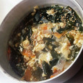 ☆ましろ's cooksnap of when they made 焼肉屋さんのワカメと卵のスープ.
