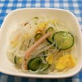 ととろ＆めい's cooksnap of when they made よ〜く冷やして♡さっぱり春雨サラダ♡.
