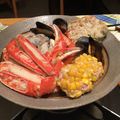 ナピト's cooksnap of when they made ムール貝の汁で蒸煮☆キムチ渡り蟹とゴーヤ.