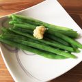 ぽちょみ's cooksnap of when they made 料亭風盛りつけ♪生姜醤油☆茹でいんげん.