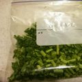ヘラクレスオオカブト's cooksnap of when they made 半干しで♪大根葉の冷凍保存.