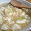 §龍鶴's cooksnap of when they made くずし豆腐としょうがのあったかスープ.