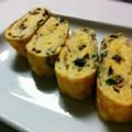 ❊プゥ❊'s cooksnap of when they made 大葉と塩昆布入りの卵焼き.