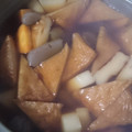 kame☆'s cooksnap of when they made 大根とさつま揚げの煮物.
