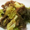 ぽにょんが's cooksnap of when they made ラム肉とキャベツの味噌炒め.