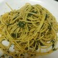 よしゆか62's cooksnap of when they made 春菊のジェノベーゼ風パスタ.