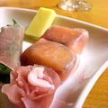 1630412's cooksnap of when they made 生ハムとチーズでラクラク前菜☆バラハム付.