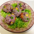 みそゆうき's cooksnap of when they made カラフルいか団子.
