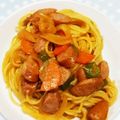 ささらんらん's cooksnap of when they made 懐かしい味♪コクまろやかナポリタン♪.